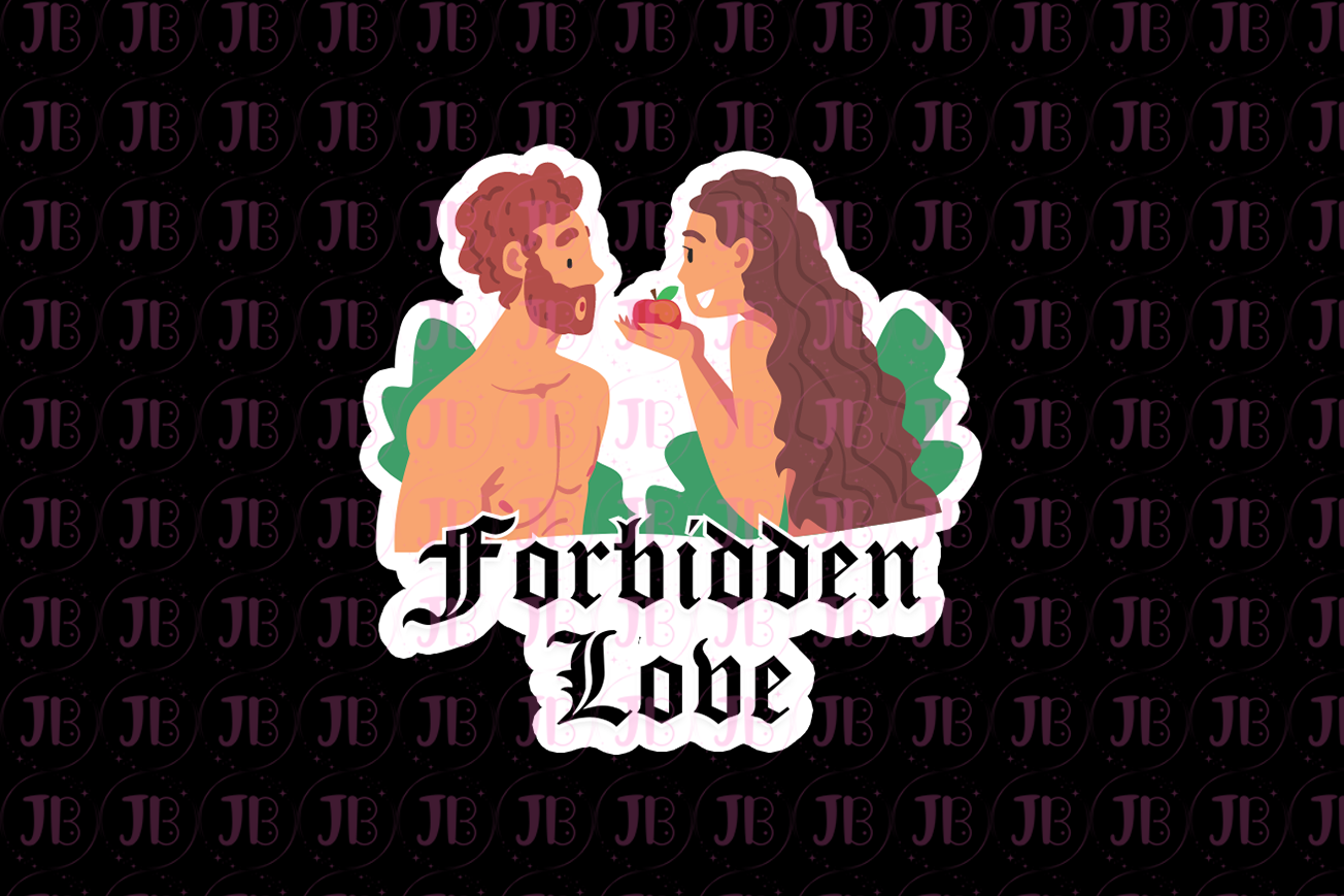 Forbidden Love Trope Weatherproof Vinyl Sticker