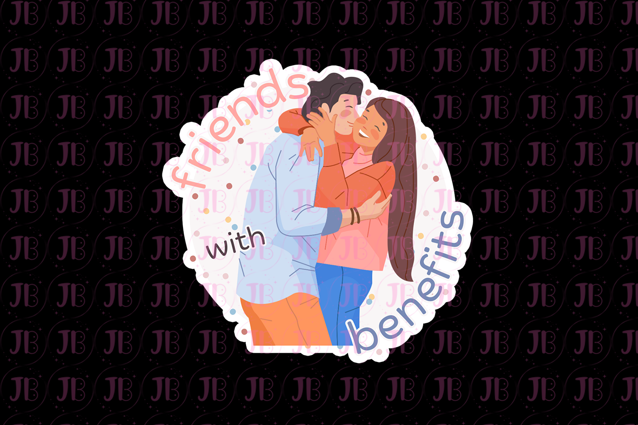 Friends with Benefits Trope Weatherproof Vinyl Sticker